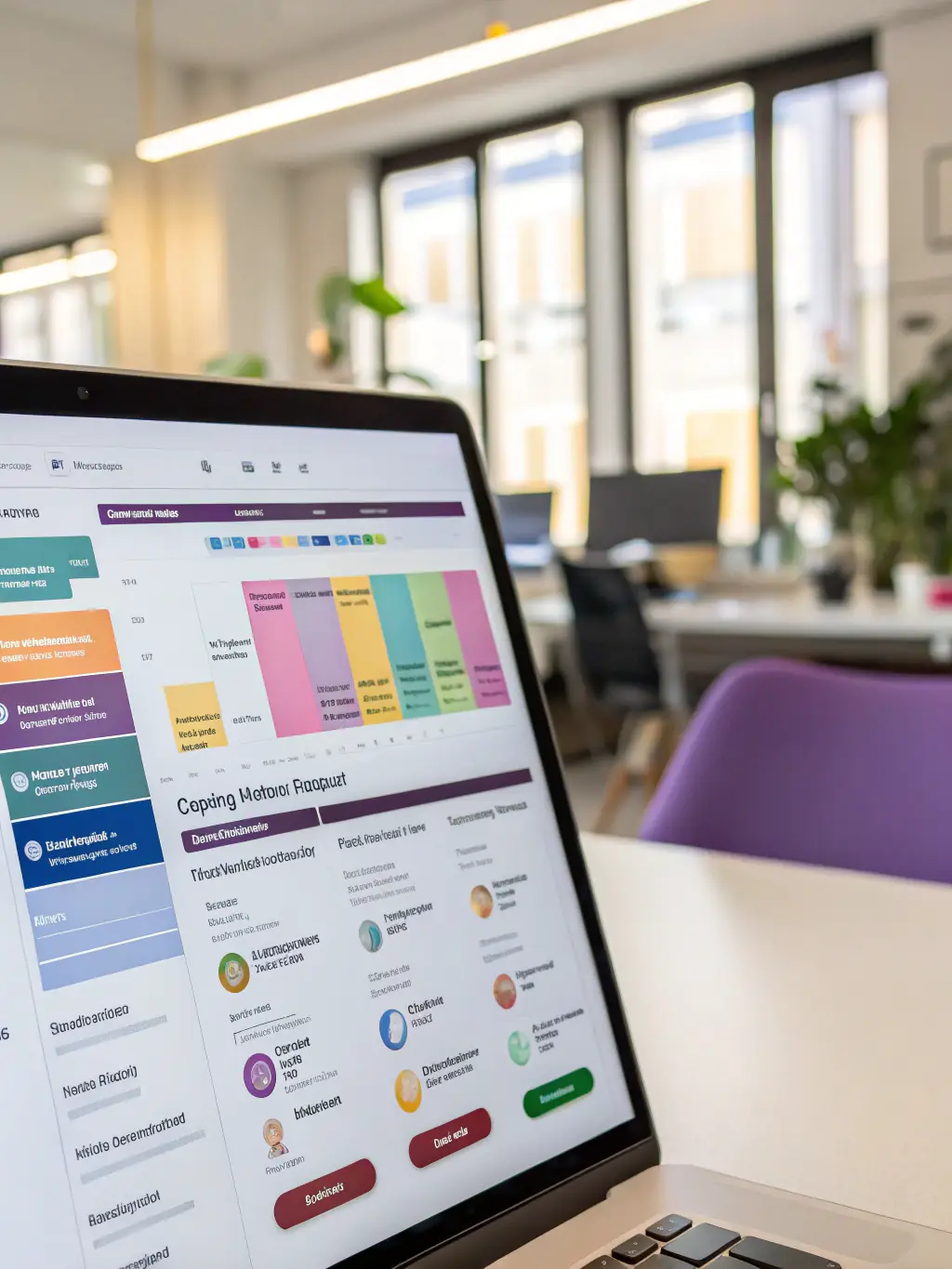 A real-time dashboard displaying project progress, key performance indicators (KPIs), and resource allocation, providing a comprehensive overview of project status.