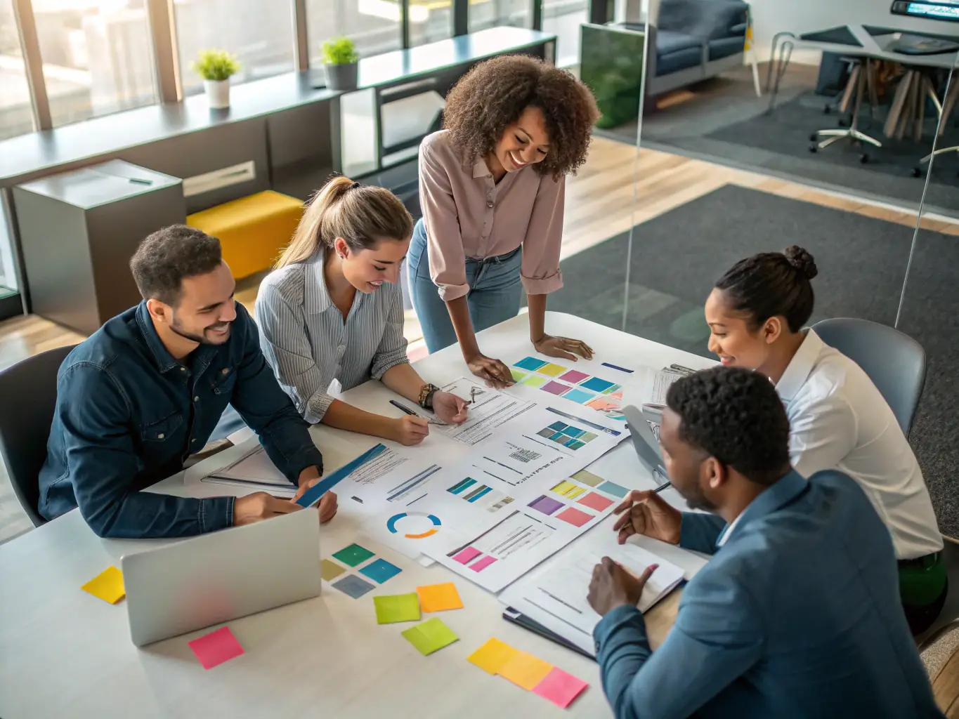 A screenshot of the 14767977 Canada Inc. Job Management SaaS Platform's progress tracking dashboard, showcasing real-time updates on task completion, project milestones, and overall team performance.